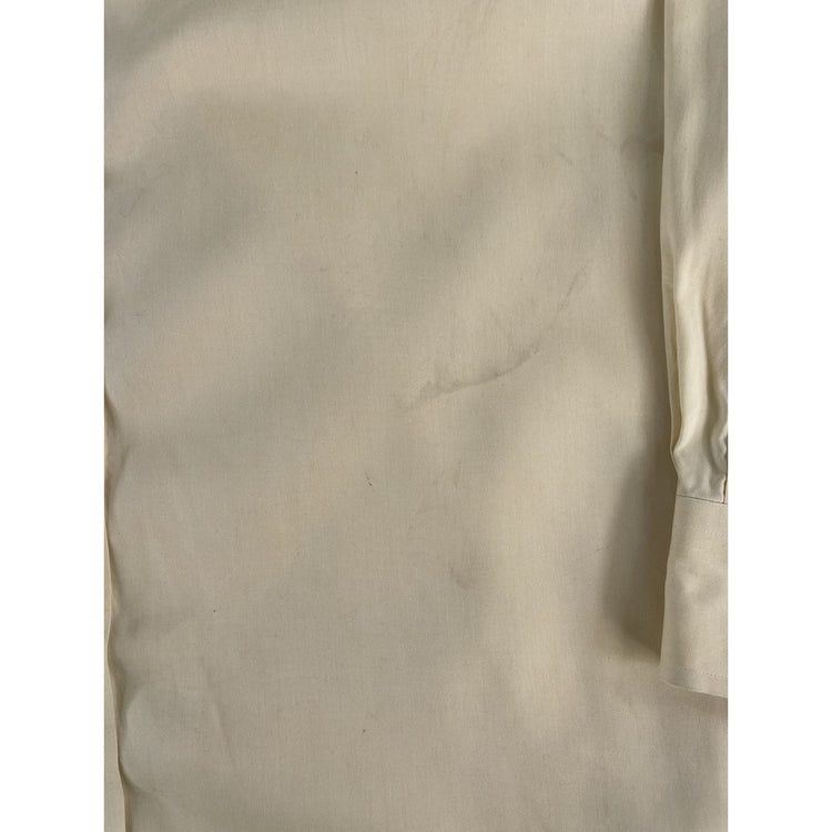 Mens Polo Ralph Lauren Classic Fit Light Yellow Button Down Shirt Size 17.5