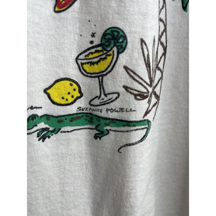 Men’s Vintage Fruit Of The Loom Cadillac Bar Cartoon T Shirt Sz XL