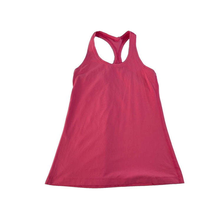 Womens Lululemon Lightweight Performance Racerback Athletic Tank Top Pink Size M