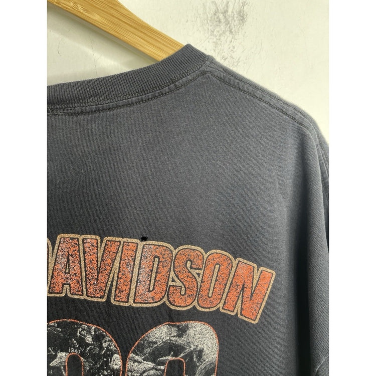 Men’s VTG Graphic Harley-Davidson T-Shirt 105th Anniversary Black 2008 Sz 2XL