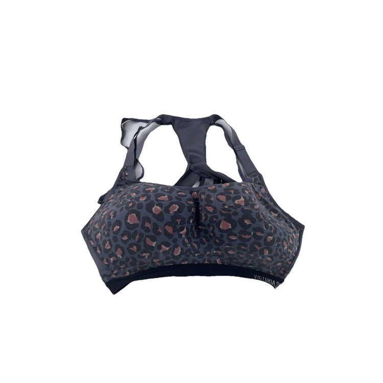 Womens Victoria’s Secret Victoria Sport Grey Cheetah Padded Sports Bra Size 38DD