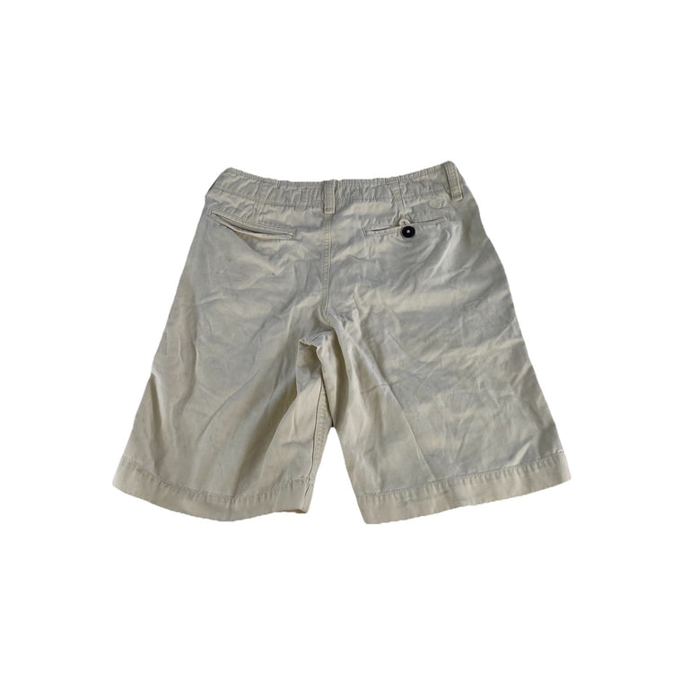 Mens American Eagle Outfitters Cream Longer Length Shorts Size 30