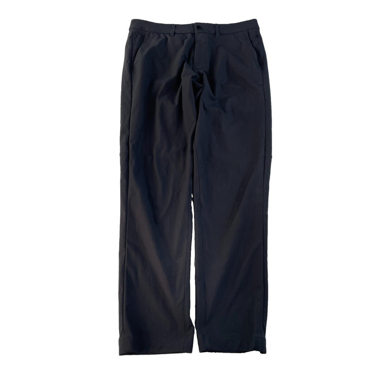 Men's Lululemon Pants Black Tech Fabric Stretch Trousers Size 33