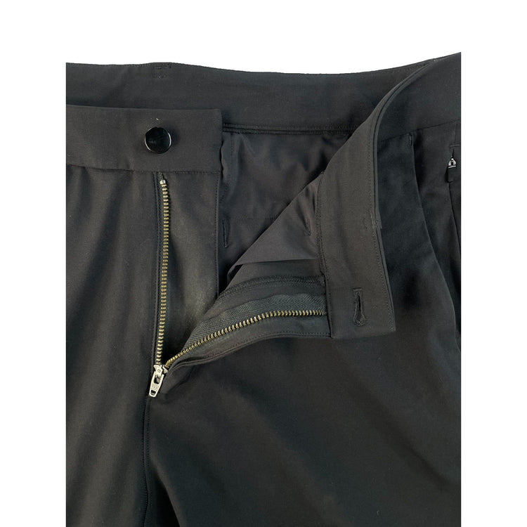 Men's Lululemon Pants Black Tech Fabric Stretch Trousers Size 33