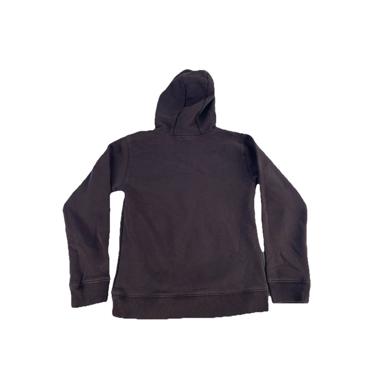 Kids Carhartt Embroidered Camo Logo Brown Hoodie Size Medium