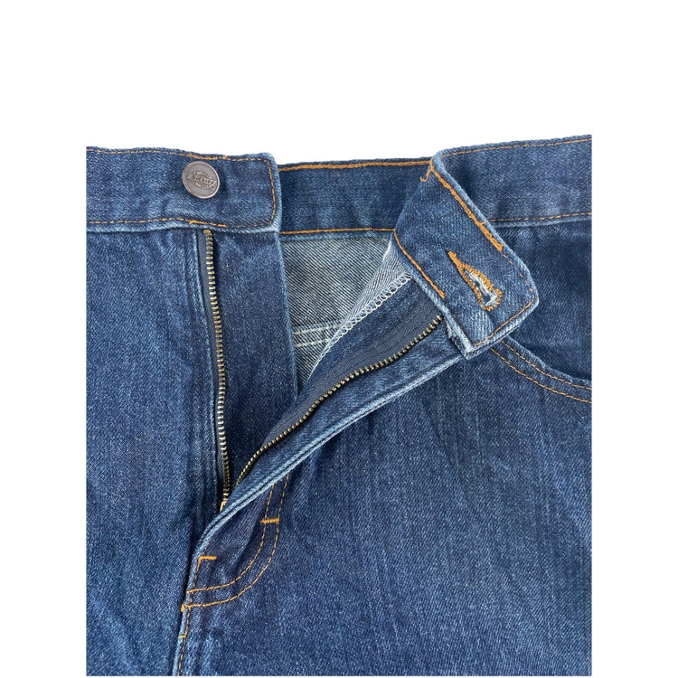 Mens Genuine Dickies Relaxed Straight Denim Blue Jeans Size 33x30