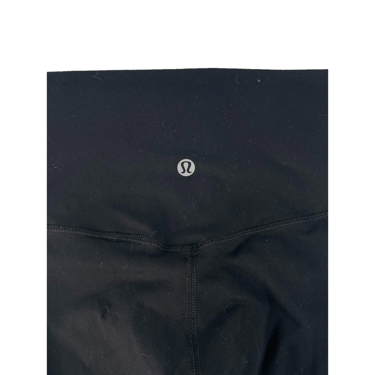 Womens Lululemon Black High Rise Athletic Workout Yoga Leggings Pants SIZE 8