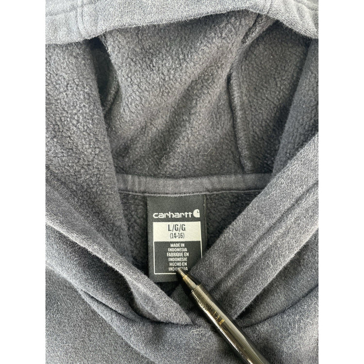 Kids Carhartt Black Hoodie Size Large