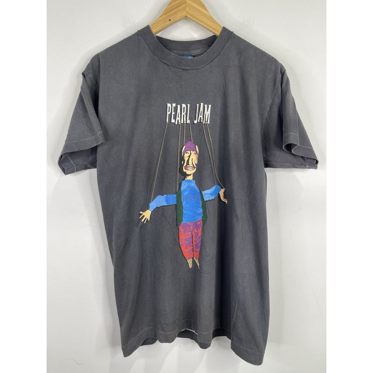Vintage 1994 Pearl Jam Freak Puppet US Tour Concert Single Stitch T-Shirt Size Large