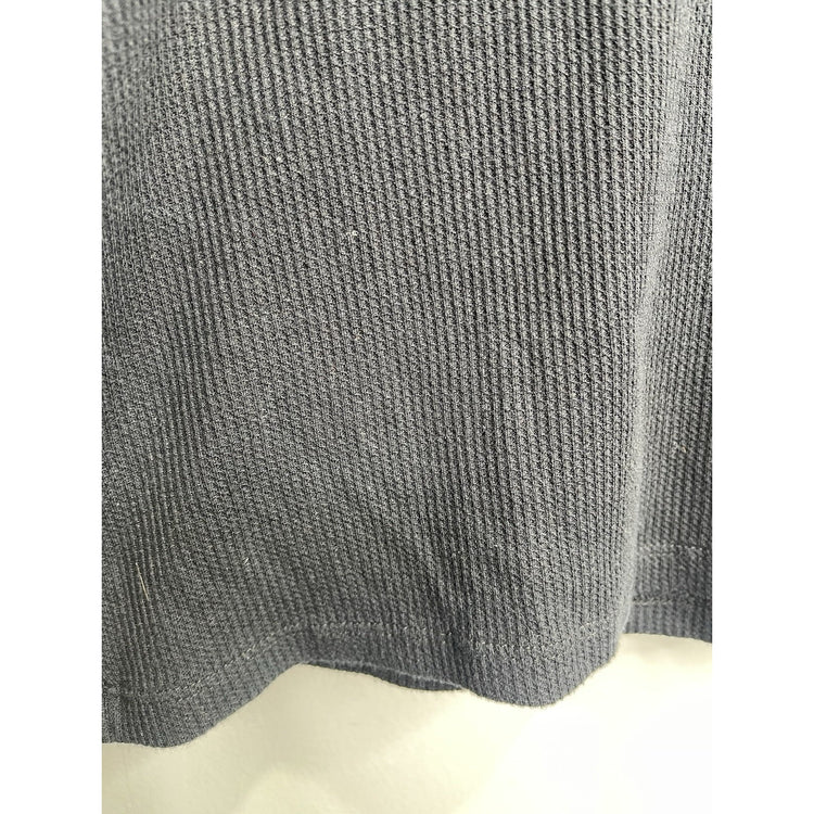 Women’s 2009 Ribbed Harley Davidson Black Studded T Shirt Sz L