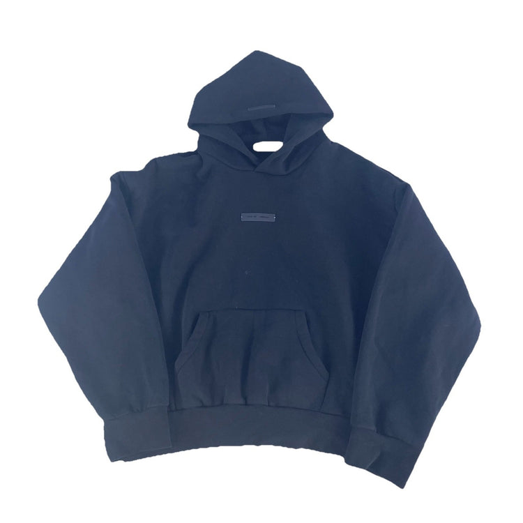 Essintials Fear Of God Black Pullover Hoodie Size M - Authentic Streetwear