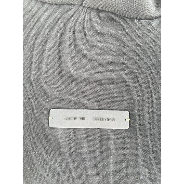 Essintials Fear Of God Black Pullover Hoodie Size M - Authentic Streetwear