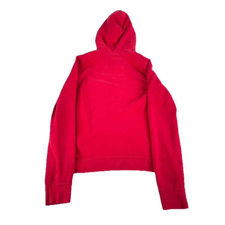 Mens Y2K Abercrombie & Fitch A9F Red Zip Up Jacket Size Medium