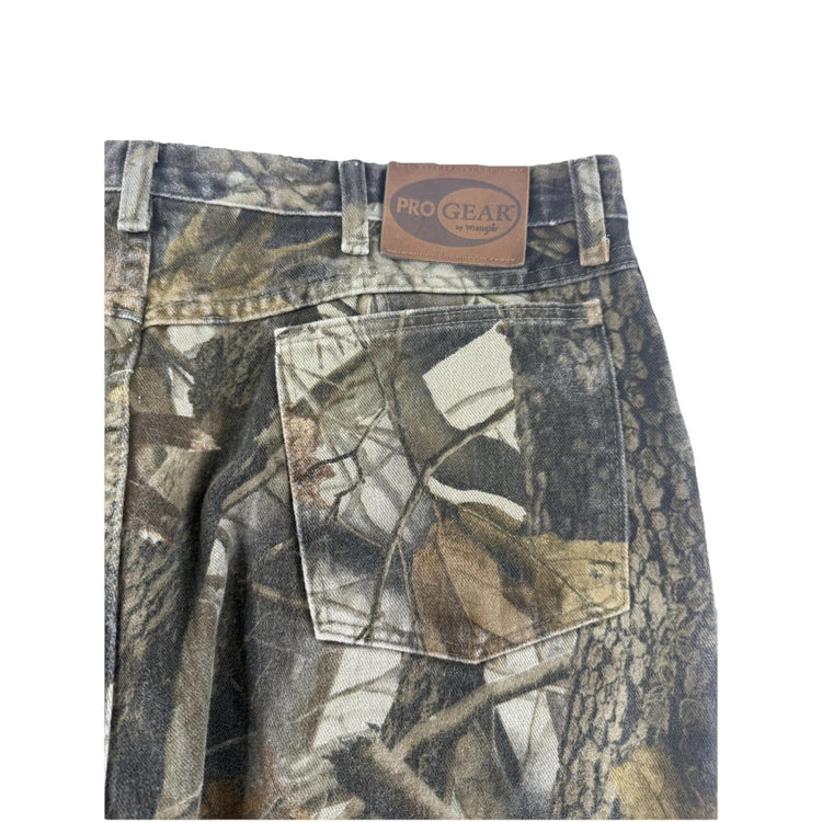 Mens Vintage Wrangler Pro Gear Camo Pants Size 38