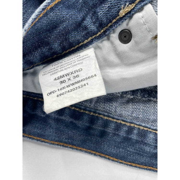 Men’s Wrangler 20X Vintage Bootcut Blue Jeans Size 30x36