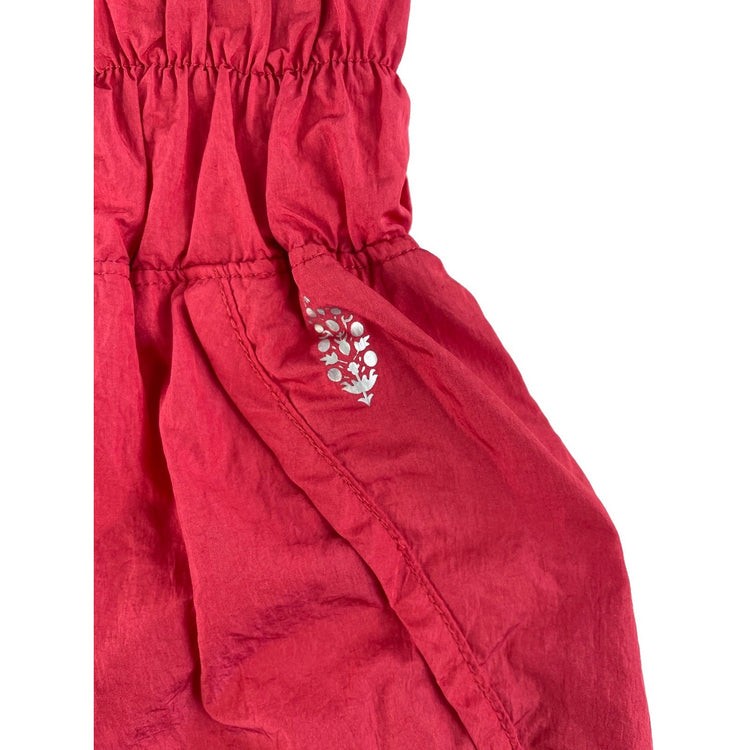 Womens FP Movement Red "The Way Home" High-Rise Athletic Running Shorts Size S
