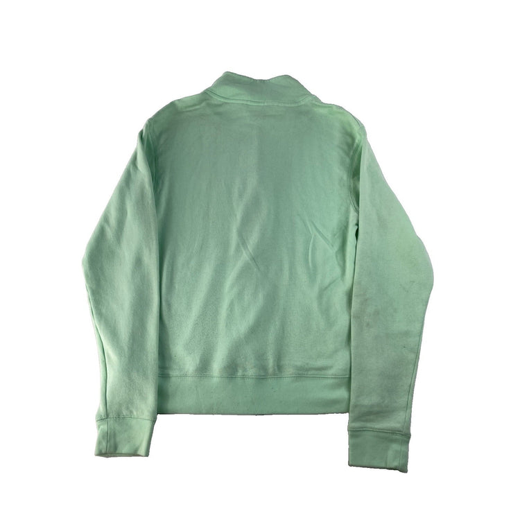 Women's Victoria's Secret PINK Mint Green Half-Zip Pullover Sweatshirt, Size M