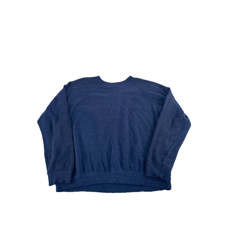 Vintage 80s/90s Sweatshirt "The Tulsa Mountains" John Erling KRMG Blue Size S