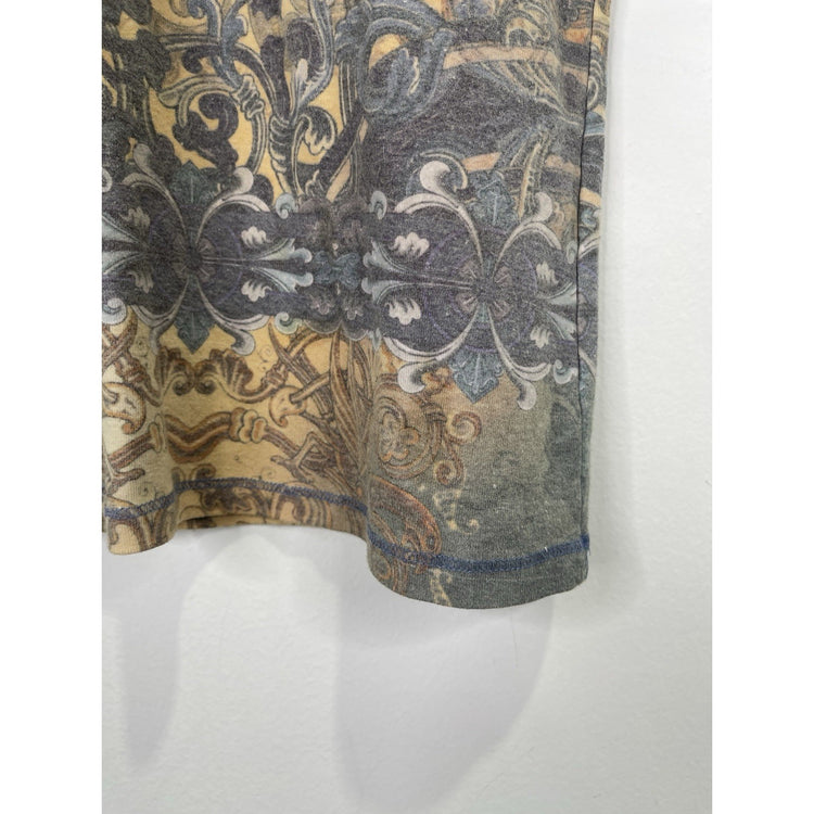 Women’s Y2k Rhinstone Harley Davidson Thin Sleeve T-shirt Sz Medium