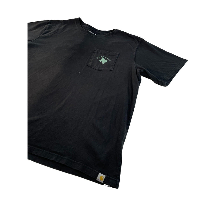Mens Carhartt Relaxed Fit Texas Graphic T-Shirt Black Size 2XL
