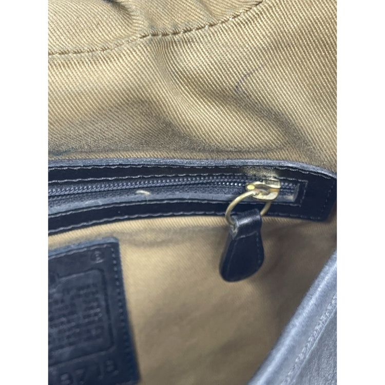 Coach Legacy Crescent Bag Black Leather Purse Hobo Crossbody Vintage # 9718