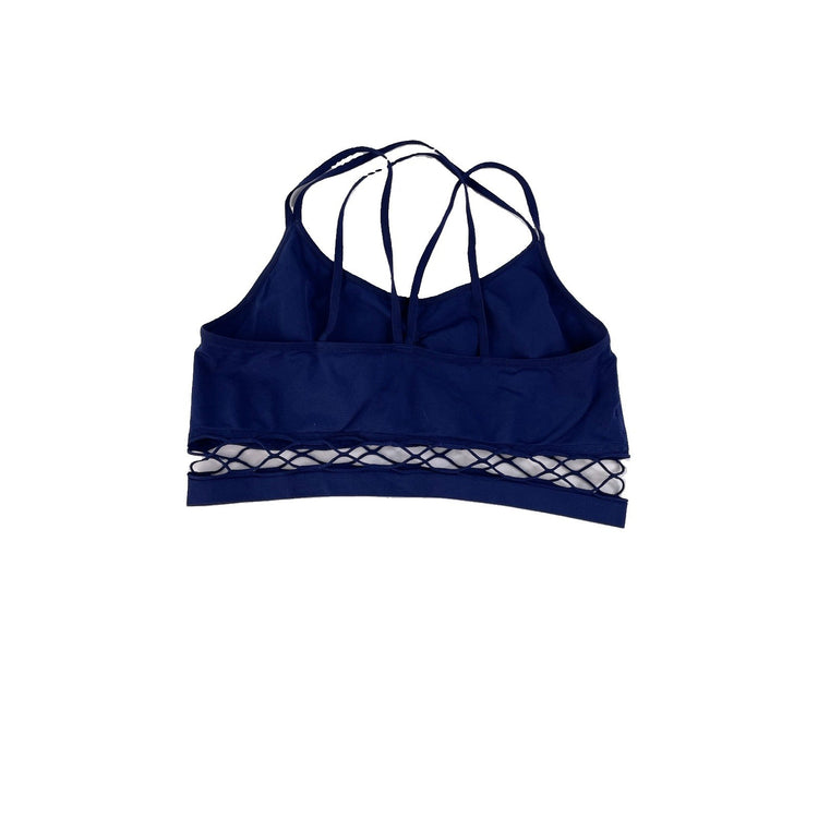Women's Victoria's Secret Navy Blue Strappy Bralette, Size M
