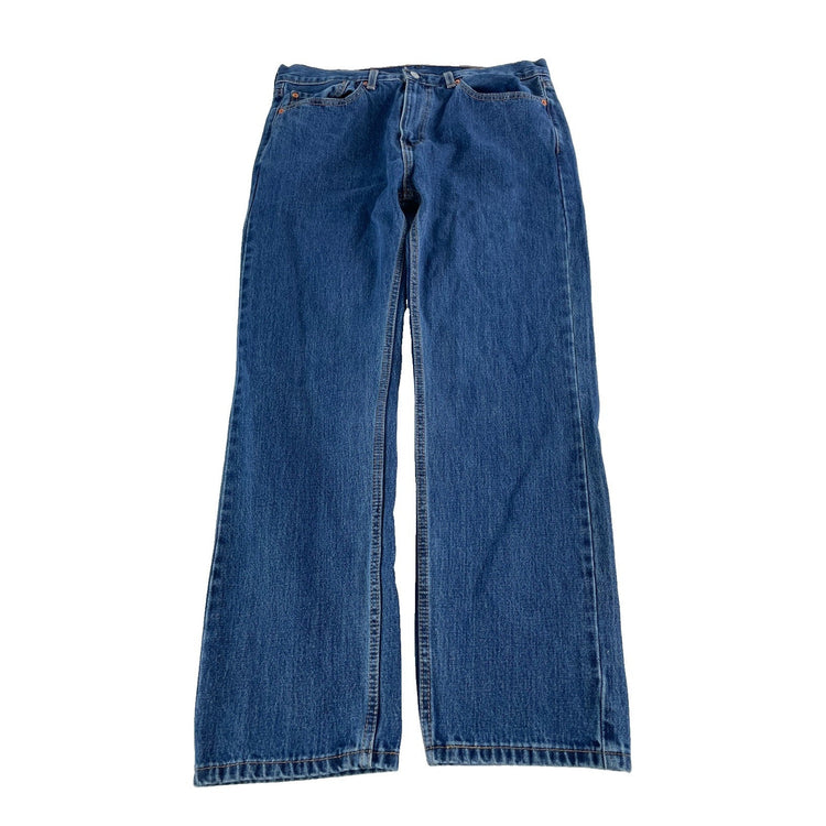 Mens Levis 505 Blue Denim Jeans Size 36