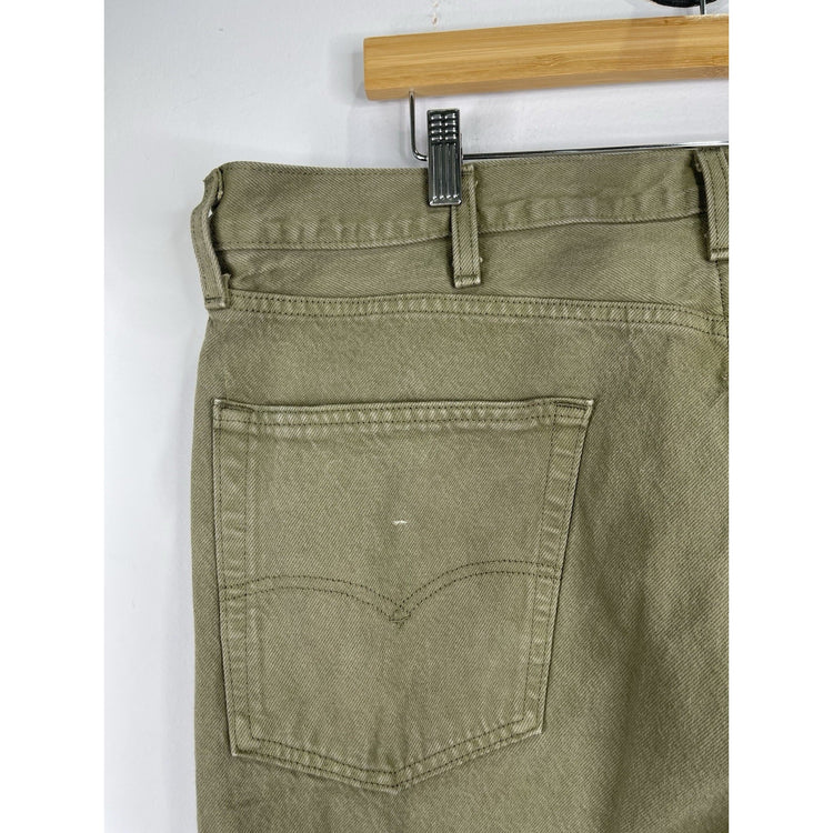 Men’s Levi's Silvertab Loose Fit Green Denim Jeans Size 38x30
