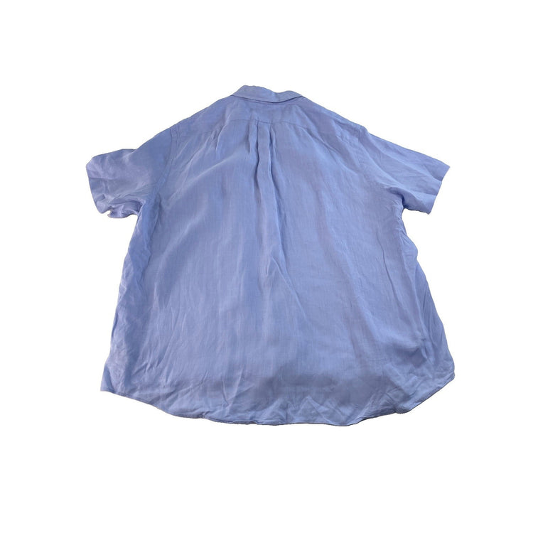 Mens Polo Ralph Lauren Light Blue Classic Fit Button Down Shirt Size 2XL