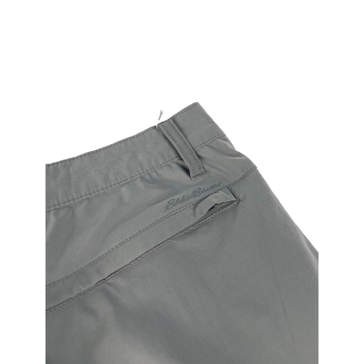 Mens Eddie Bauer Lught Gray Hiking Shorts Size 32