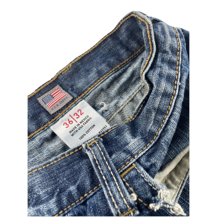 Men’s Ariat FR Relaxed Bootcut Blue Jeans Size 36/32