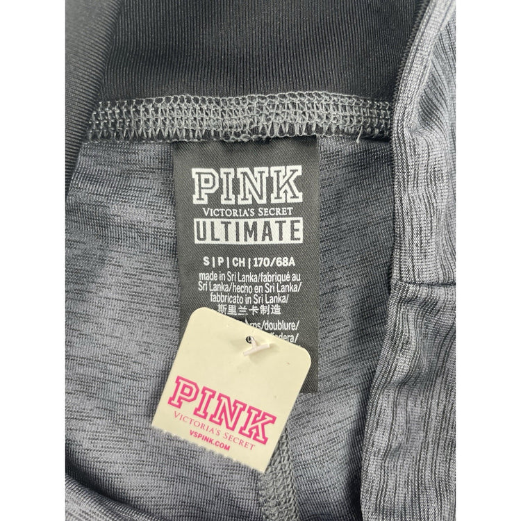 Womens Victoria Secret PINK Slashed Gray Leggings Size S