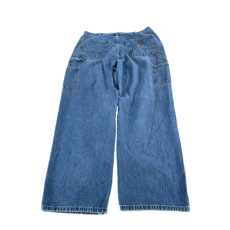 Mens Carhartt Blue Denim Carpenter Style Jeans Size 36