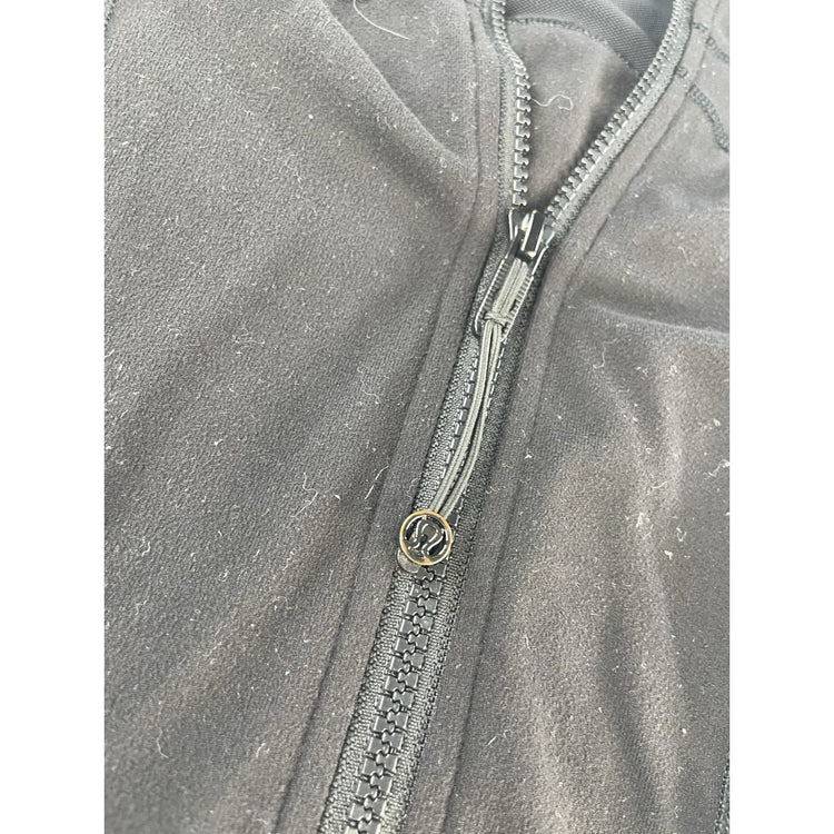 Women Lululemon Black Define Jacket Custom Jazz n Place Dance Faculty Logo Size4