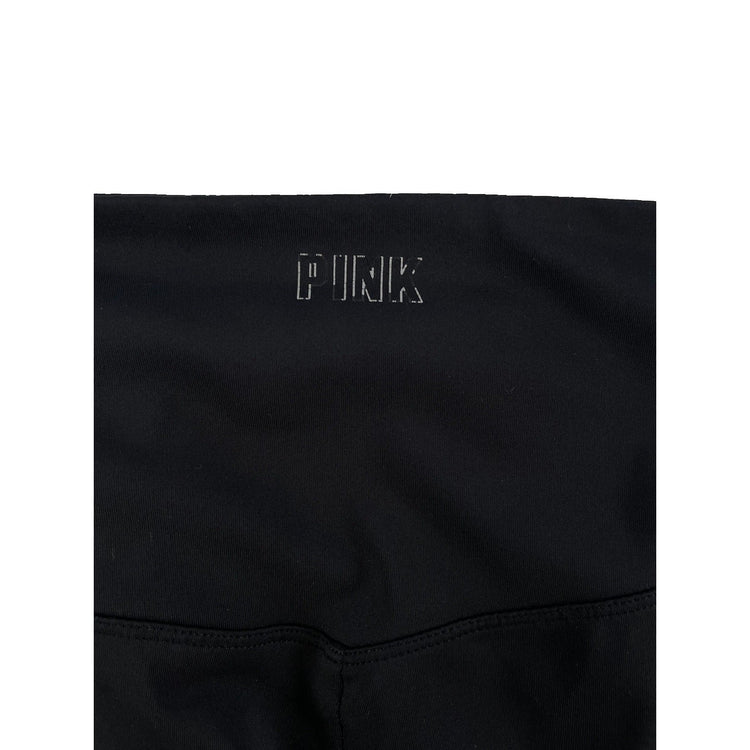 Womens Victoria's Secret PINK Active Black High Waisted Leggings Size Xl