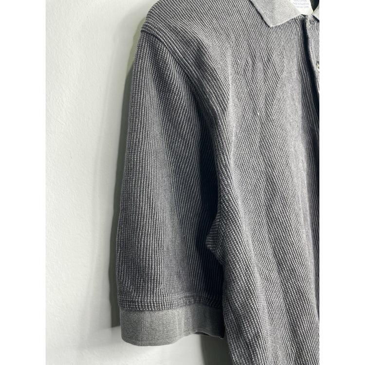 Vintage Houston Astros CSA Size Large Gray 3 Button Polo Collared Shirt