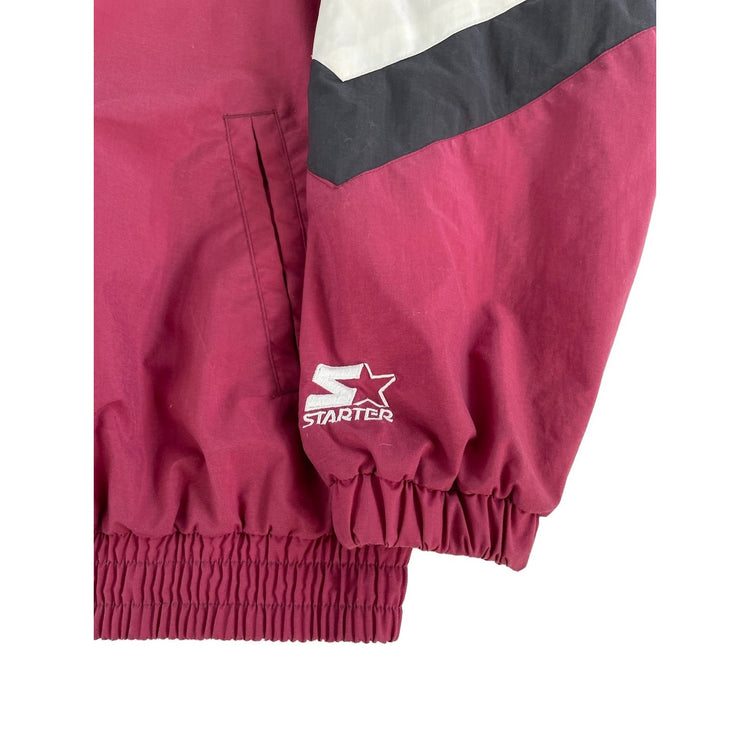 Mens Vintage Texas A&M Aggies Starter Nylon Windbreaker Jacket Size XL