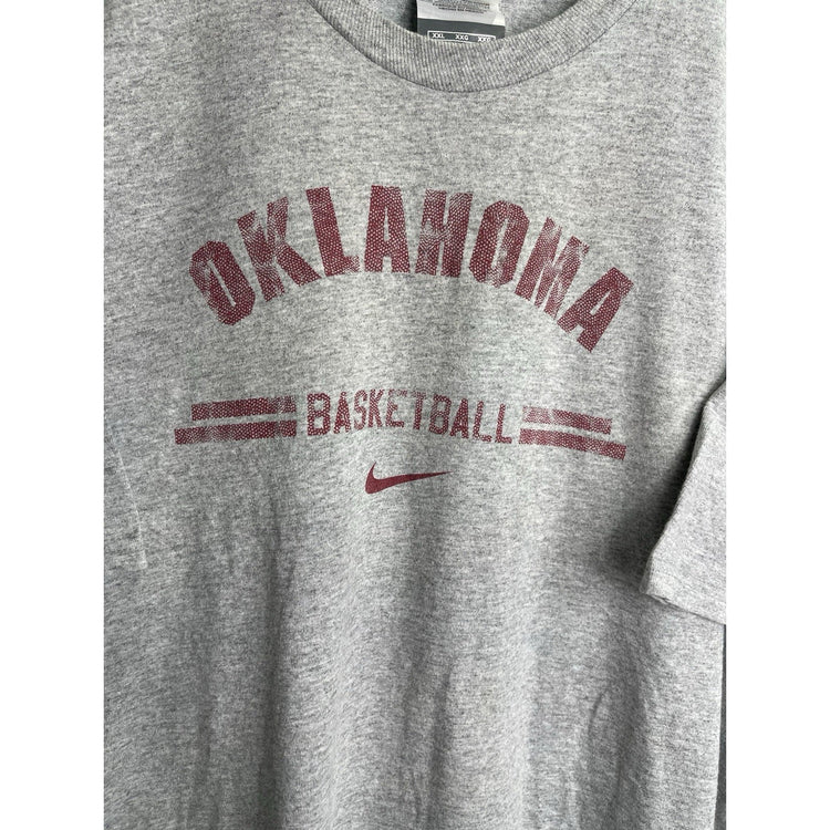 Oklahoma State Cowboys Men’s Basketball Nike Grey Short Sleeve T Shirt Sz 2XL