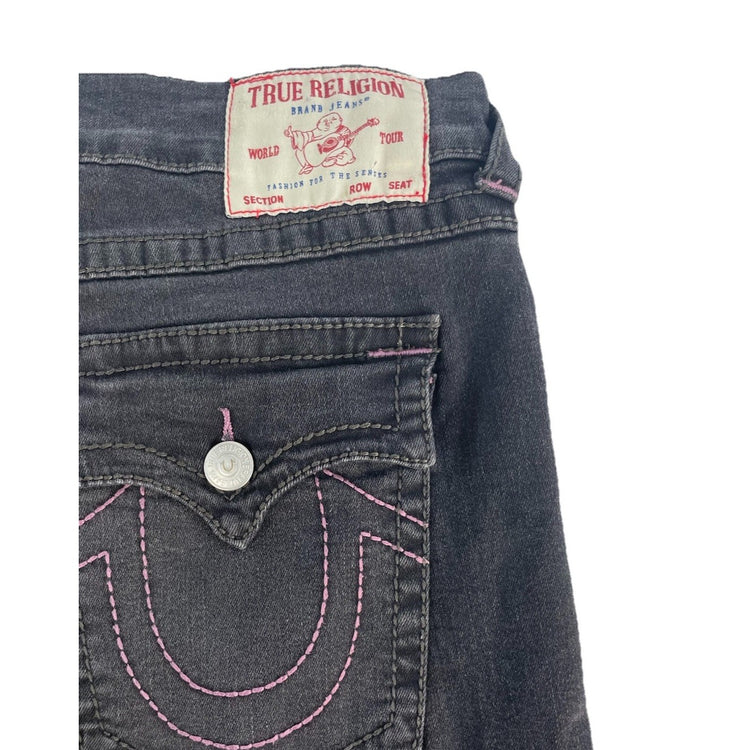 Mens True Religion Geno Relaxed Slim/Custom Bootcut Stitch Size 36