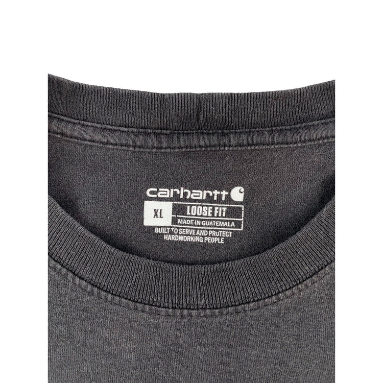 Mens Carhartt Black Loose Fit T Shirt Size XL
