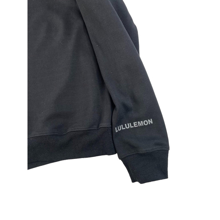 Men's Lululemon Black Crewneck Sweatshirt With Logo Detail Size S