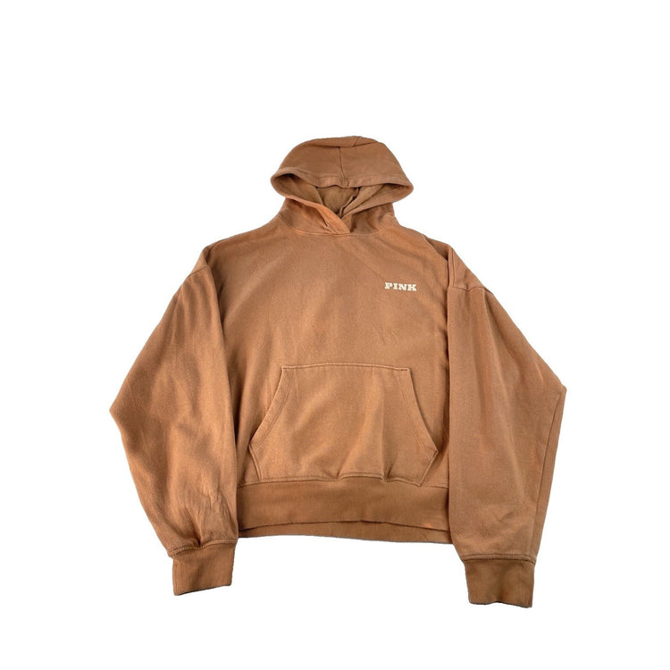 Women’s PINK Victorias Secret Light Brown Hoodie Size Small