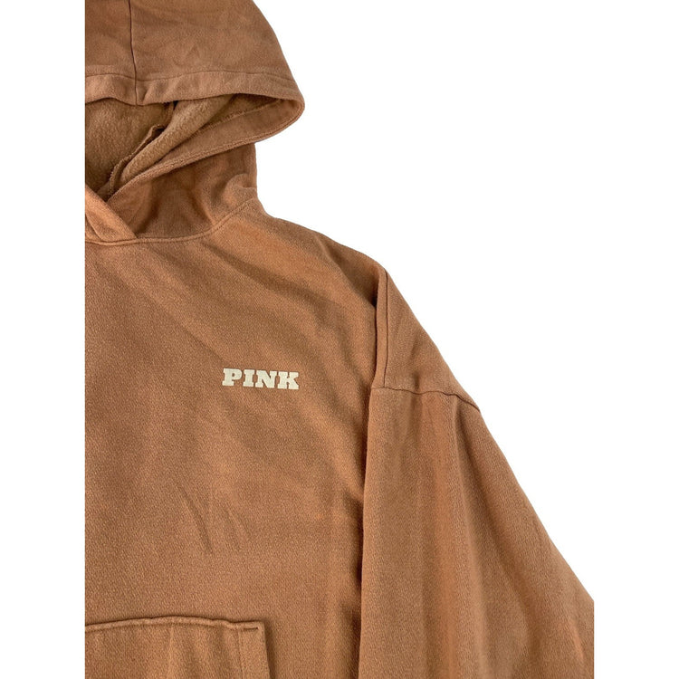 Women’s PINK Victorias Secret Light Brown Hoodie Size Small