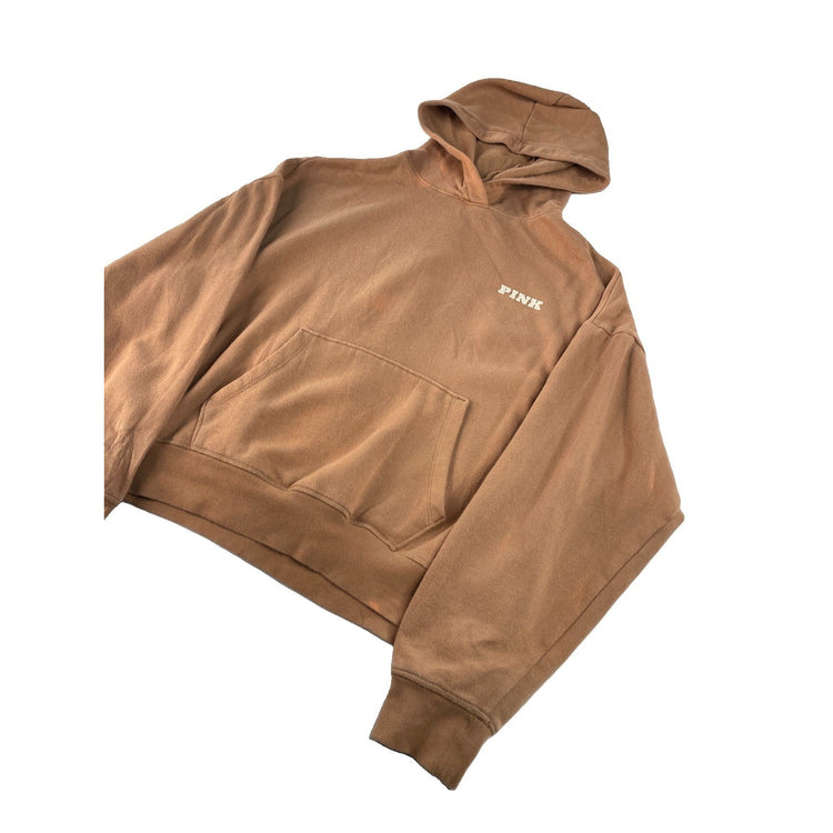 Women’s PINK Victorias Secret Light Brown Hoodie Size Small