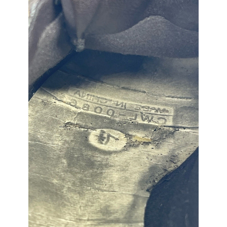 Womens Coach Meagan Brown Leather Suede Signature Print Athletic Shoe Size 7 1/2