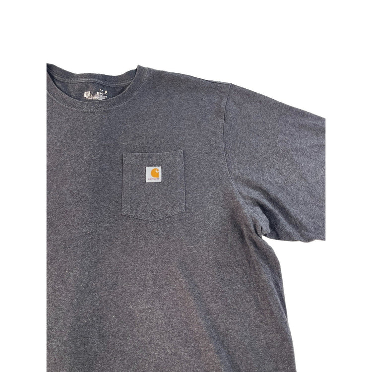 Men's Carhartt Short Sleeve Pocket T-Shirt Charcoal Gray Size 3XL TALL