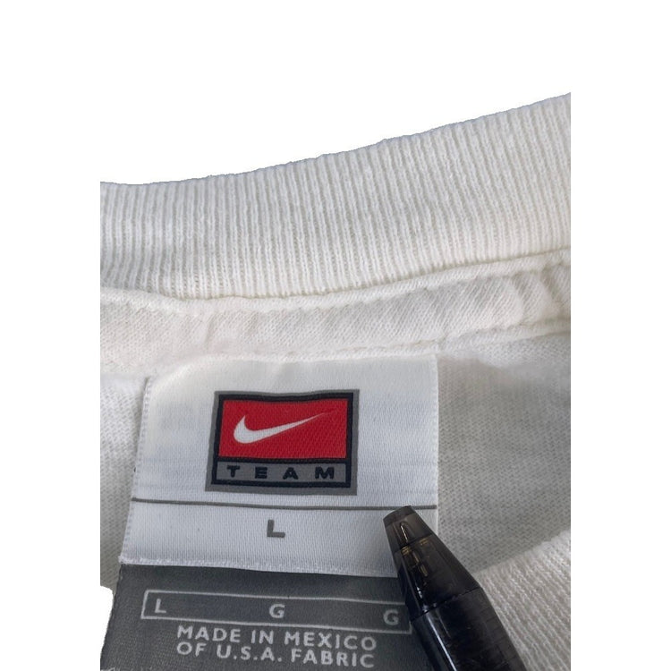 Mens Nike Vintage LSU Tigers 2003 National CHAMPS T-Shirt White Size L