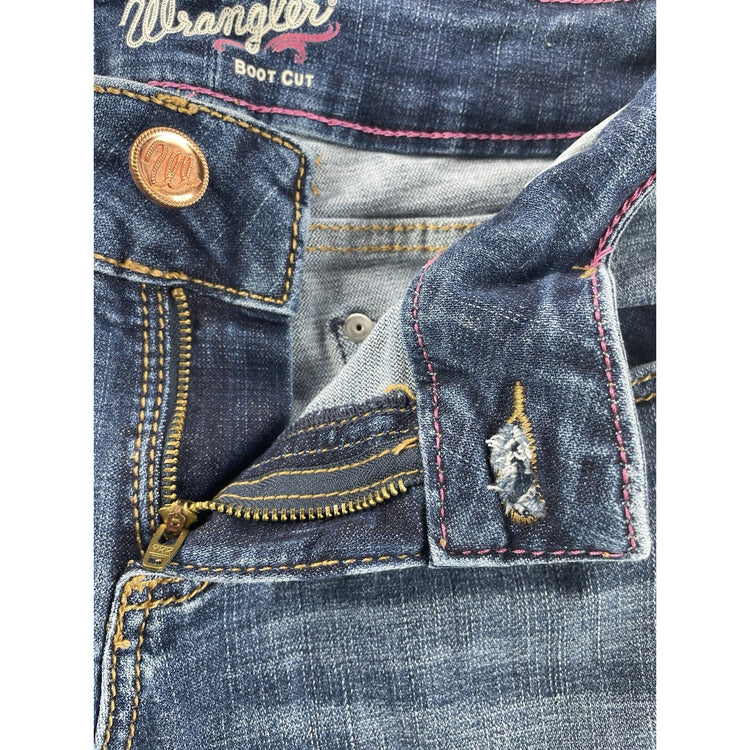 Women’s Wrangler Regular Bootcut Blue Jeans Size 3x30