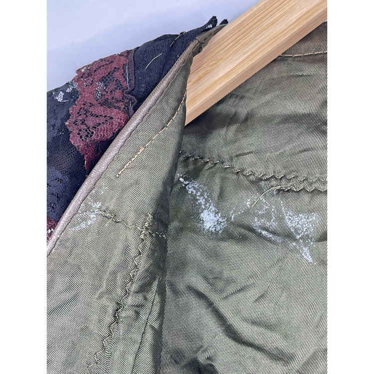 Women’s Leather italian fur plc fashions vest M/L