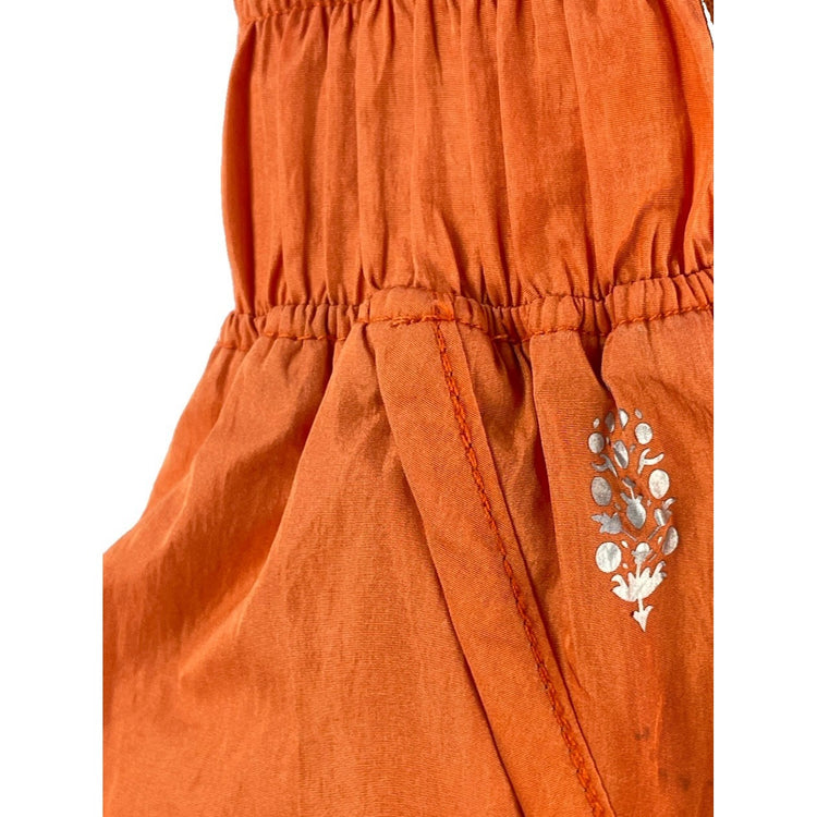 Women Free People FP Movement Burnt Orange High Rise The Way Home Shorts SIZE XS